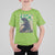 Funny St Patrick's Day Japanese Giant Monster T Shirt For Kid Vintage Shamrock