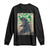 Funny St Patrick's Day Japanese Giant Monster Long Sleeve Shirt Vintage Shamrock