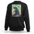 Funny St Patrick's Day Japanese Giant Monster Sweatshirt Vintage Shamrock