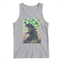 Funny St Patrick's Day Japanese Giant Monster Tank Top Vintage Shamrock