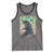 Funny St Patrick's Day Japanese Giant Monster Tank Top Vintage Shamrock