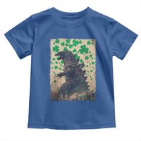 Funny St Patrick's Day Japanese Giant Monster Toddler T Shirt Vintage Shamrock