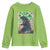 Funny St Patrick's Day Japanese Giant Monster Youth Sweatshirt Vintage Shamrock
