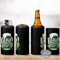 Funny St Patrick's Day Irish Beer Drinking 4 in 1 Can Cooler Tumbler Irish Drinking Team Green Beer Shamrock - Wonder Print Shop