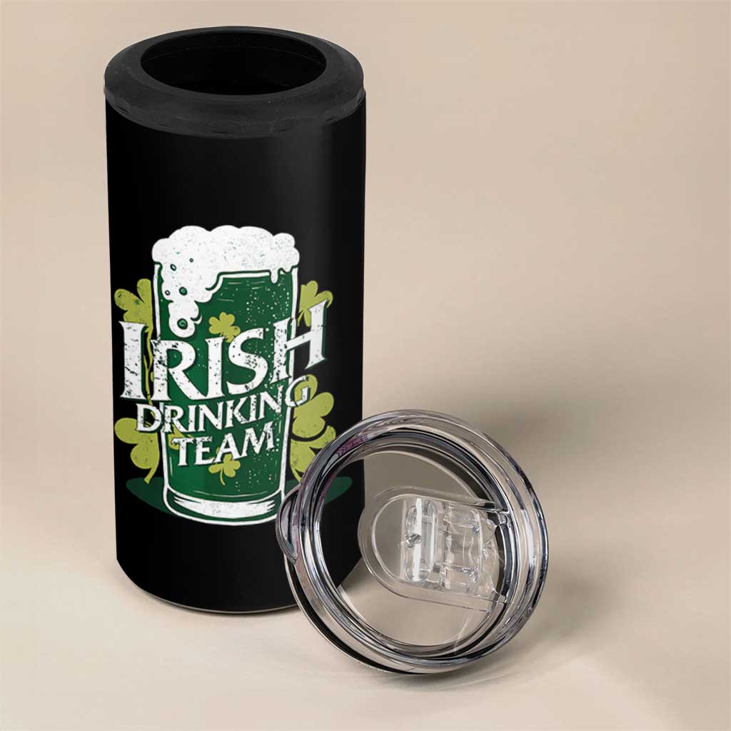 Funny St Patrick's Day Irish Beer Drinking 4 in 1 Can Cooler Tumbler Irish Drinking Team Green Beer Shamrock - Wonder Print Shop