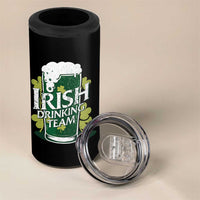 Funny St Patrick's Day Irish Beer Drinking 4 in 1 Can Cooler Tumbler Irish Drinking Team Green Beer Shamrock - Wonder Print Shop