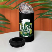 Funny St Patrick's Day Irish Beer Drinking 4 in 1 Can Cooler Tumbler Irish Drinking Team Green Beer Shamrock - Wonder Print Shop