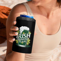 Funny St Patrick's Day Irish Beer Drinking 4 in 1 Can Cooler Tumbler Irish Drinking Team Green Beer Shamrock - Wonder Print Shop
