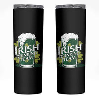 Funny St Patrick's Day Irish Beer Drinking Skinny Tumbler Irish Drinking Team Green Beer Shamrock - Wonder Print Shop