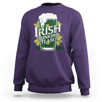 Funny St Patrick's Day Irish Beer Drinking Sweatshirt Irish Drinking Team Green Beer Shamrock