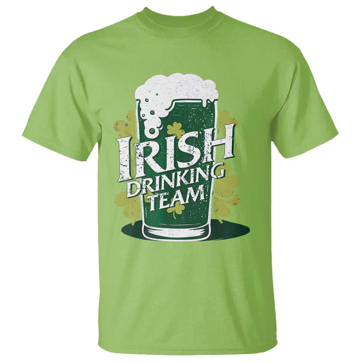 Funny St Patrick's Day Irish Beer Drinking T Shirt Irish Drinking Team Green Beer Shamrock
