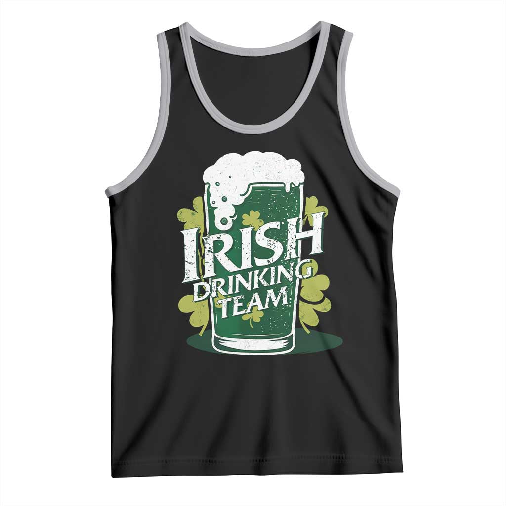 Funny St Patrick's Day Irish Beer Drinking Tank Top Irish Drinking Team Green Beer Shamrock