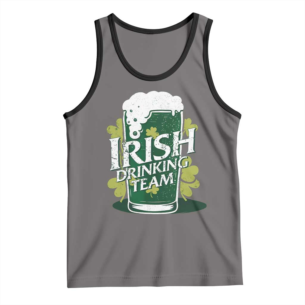 Funny St Patrick's Day Irish Beer Drinking Tank Top Irish Drinking Team Green Beer Shamrock