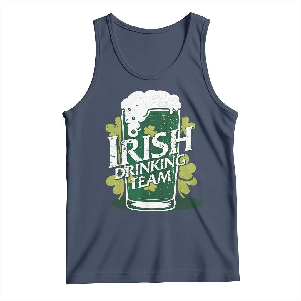 Funny St Patrick's Day Irish Beer Drinking Tank Top Irish Drinking Team Green Beer Shamrock
