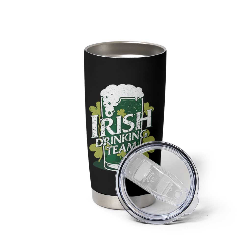 Funny St Patrick's Day Irish Beer Drinking Tumbler Cup Irish Drinking Team Green Beer Shamrock - Wonder Print Shop