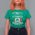 Funny St Patrick's Day Italian T Shirt For Women Everyone Is A Little Irish On St Patrick's Day