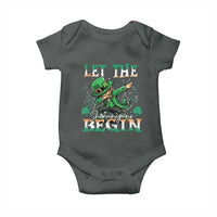 Funny Let The Shenanigans Begin Baby Onesie Dabbing Leprechaun St Patrick's Day