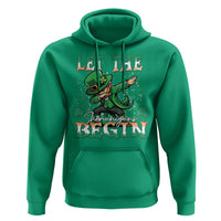 Funny Let The Shenanigans Begin Hoodie Dabbing Leprechaun St Patrick's Day