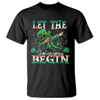 Funny Let The Shenanigans Begin T Shirt Dabbing Leprechaun St Patrick's Day
