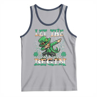 Funny Let The Shenanigans Begin Tank Top Dabbing Leprechaun St Patrick's Day