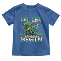 Funny Let The Shenanigans Begin Toddler T Shirt Dabbing Leprechaun St Patrick's Day