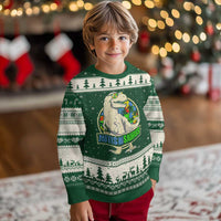 Funny Autism Awareness Dinosaur Ugly Christmas Sweater Autismsaurus Puzzle Pieces