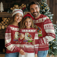 Funny Autism Awareness Dinosaur Ugly Christmas Sweater Autismsaurus Puzzle Pieces