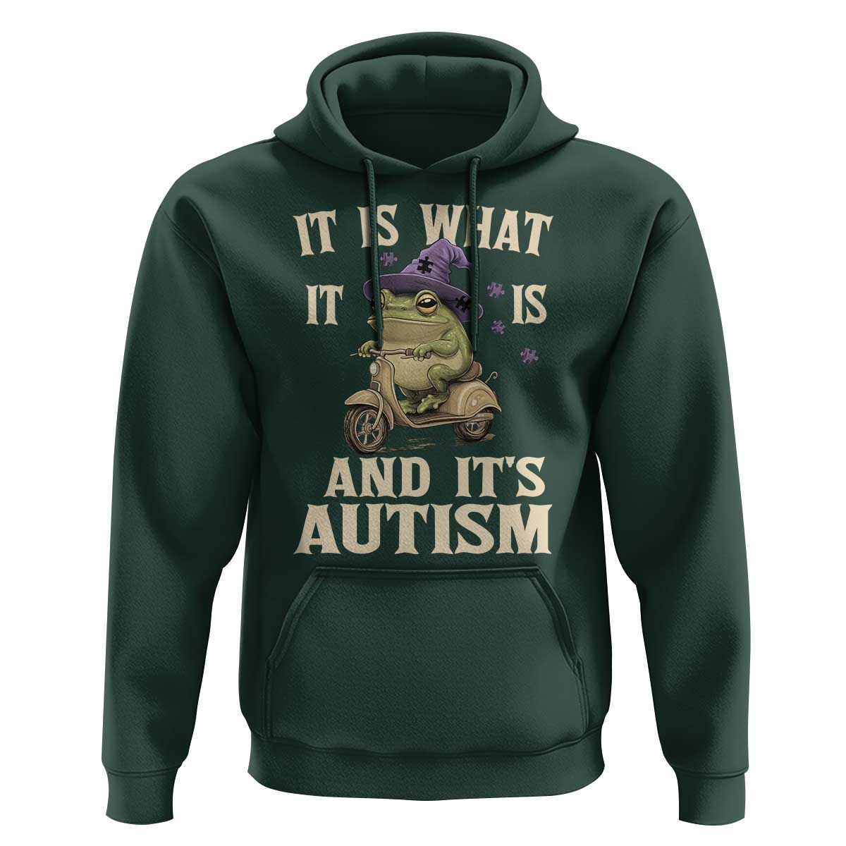 Funny It Is What It Is And It's Autism Hoodie Meme Autism Awareness Frog