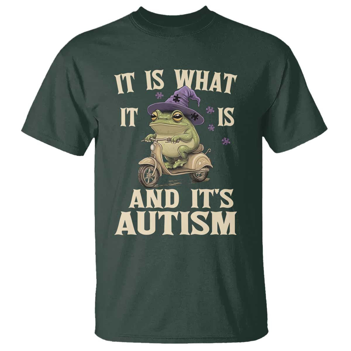 Funny It Is What It Is And It's Autism T Shirt Meme Autism Awareness Frog