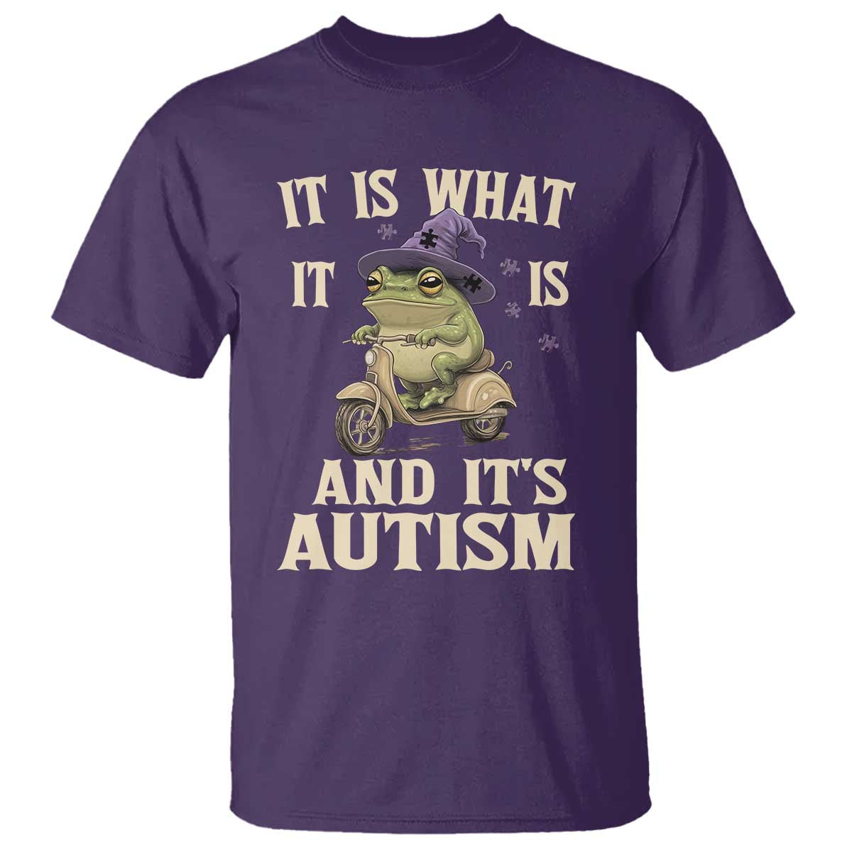 Funny It Is What It Is And It's Autism T Shirt Meme Autism Awareness Frog