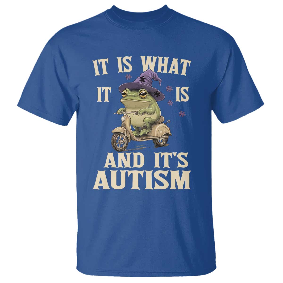 Funny It Is What It Is And It's Autism T Shirt Meme Autism Awareness Frog