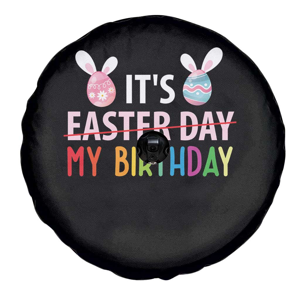Funny It's My Birthday Easter Day Spare Tire Cover Rabbit Eggs