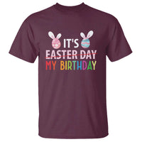 Funny It's My Birthday Easter Day T Shirt Rabbit Eggs