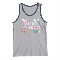 Funny It's My Birthday Easter Day Tank Top Rabbit Eggs