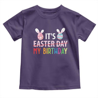Funny It's My Birthday Easter Day Toddler T Shirt Rabbit Eggs