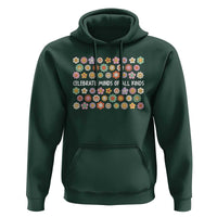 Funny Celebrate Minds Of All Kinds Hoodie Autism Awareness Retro Flower