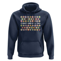 Funny Celebrate Minds Of All Kinds Hoodie Autism Awareness Retro Flower