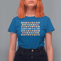 Funny Celebrate Minds Of All Kinds T Shirt For Women Autism Awareness Retro Flower
