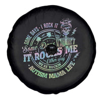 Funny Autism Mama Life Spare Tire Cover Some Days I Rock It Some Days It Rock Me Autism Awareness