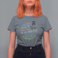 Funny Autism Mama Life T Shirt For Women Some Days I Rock It Some Days It Rock Me Autism Awareness