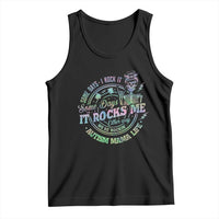Funny Autism Mama Life Tank Top Some Days I Rock It Some Days It Rock Me Autism Awareness