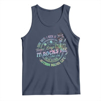 Funny Autism Mama Life Tank Top Some Days I Rock It Some Days It Rock Me Autism Awareness