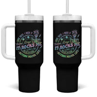 Funny Autism Mama Life Tumbler With Handle Some Days I Rock It Some Days It Rock Me Autism Awareness