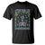 Funny Autism Mama Life T Shirt Some Days I Rock It Some Days It Rock Me Autism Awareness Skeleton