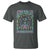 Funny Autism Mama Life T Shirt Some Days I Rock It Some Days It Rock Me Autism Awareness Skeleton