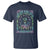 Funny Autism Mama Life T Shirt Some Days I Rock It Some Days It Rock Me Autism Awareness Skeleton