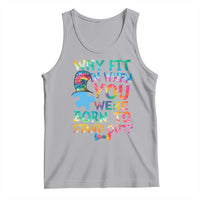 Funny Autism Awareness Tank Top Why Fit In When You Were Born To Stand Out Puzzle