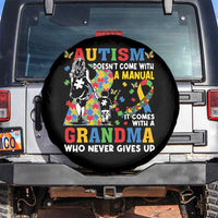 Autism Grandma Spare Tire Cover Autism Doesn't Come With A Manual It Comes With A Grandma