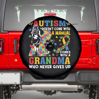 Autism Grandma Spare Tire Cover Autism Doesn't Come With A Manual It Comes With A Grandma