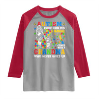 Autism Grandma Raglan Shirt Autism Doesn't Come With A Manual It Comes With A Grandma